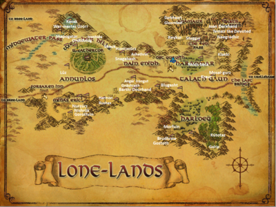 Lone Lands with Named Creatures