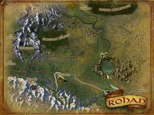 A map of Rohan