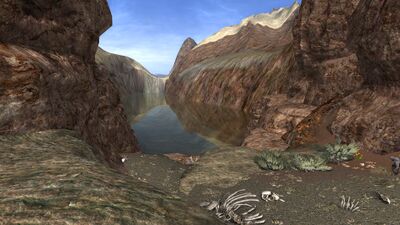 One last body of water remains at the outermost edge of Idagâl.