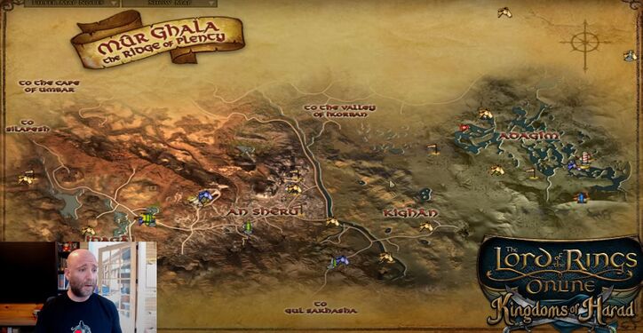 Map of Mûr Ghala, showing the entrance to Silapesh