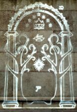 Hollin Gate Wall Engraving