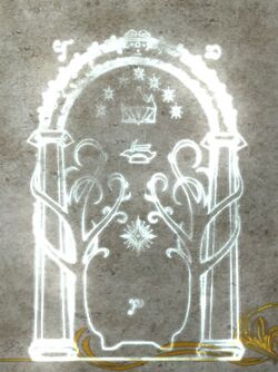 Hollin Gate Wall Engraving