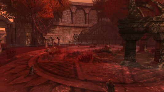 Another view of the Red Maid's spring