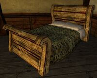 Rough Rohirric Sleigh Bed