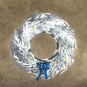 Silver Yule-wreath