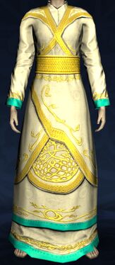 Silken Gown of Golden Splendour