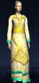 Silken Gown of Golden Splendour