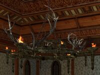 Big Rohirric Antler Chandelier