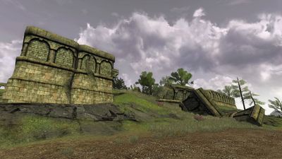 The large wall of Minas Vrûn