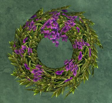 Purple Wedding Wreath