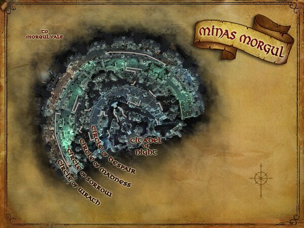 Map of Minas Morgul
