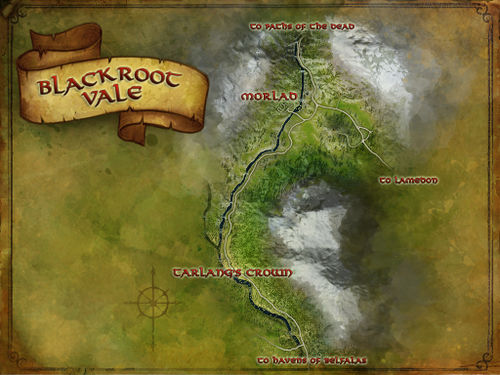 Blackroot Vale map