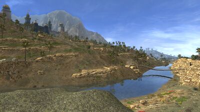 As it passes Zajâna, the White-wrath is crossed by its first bridge.