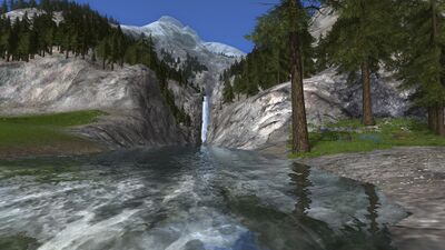 Like almost all other Gondorian rivers, the Ciril pours from the White Mountains in a series of waterfalls.