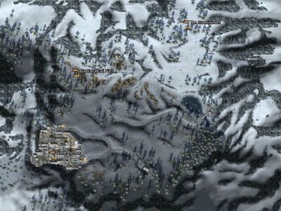 Terrain Map of Frostbluff