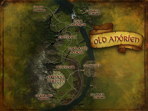 Old Anórien map