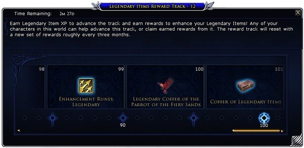 Legendary Item Reward Track - Season 12
