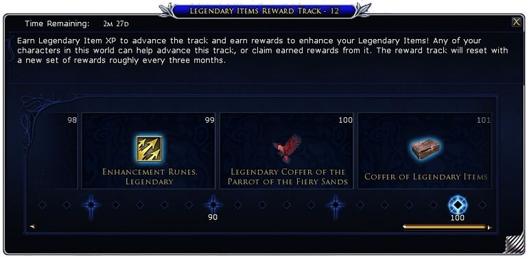 Legendary Item Reward Track - Season 12