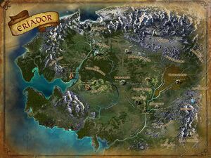 A map of Eriador