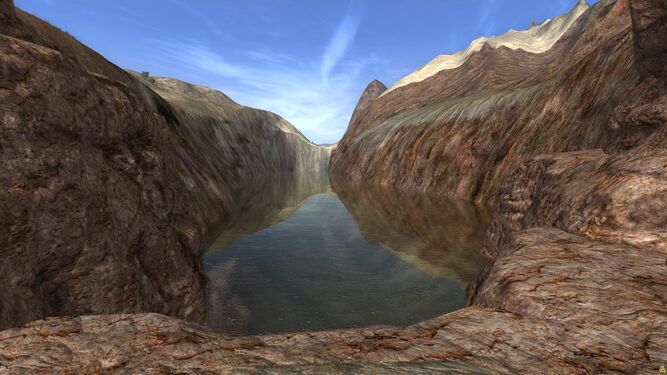 Part of Silapesh includes the waters of a lake, remnants of the Agâl river that used to run from the much larger lake that once covered Idagâl.