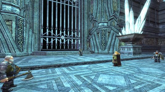 Durin III seals the doors of Moria.