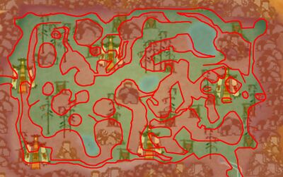 Path Map of The Fanged Pit
