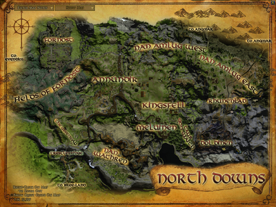 Image result for north downs map lotro