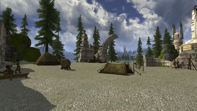 The main Ranger camp in the southern ruins