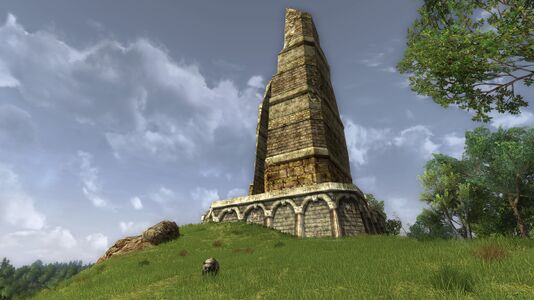 A ruined tower in the western hills