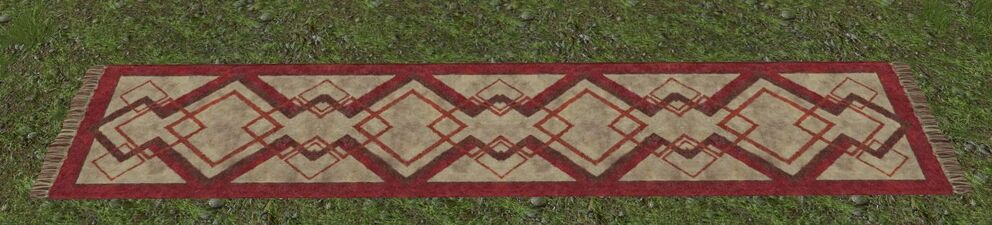 Long Red Rug