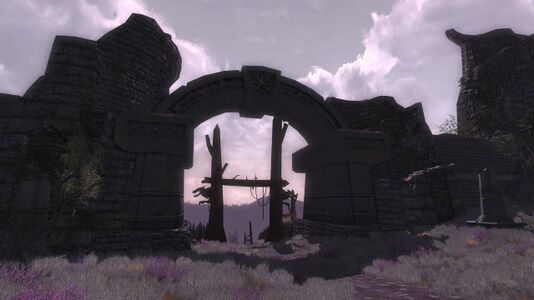 The gates from within Fornost