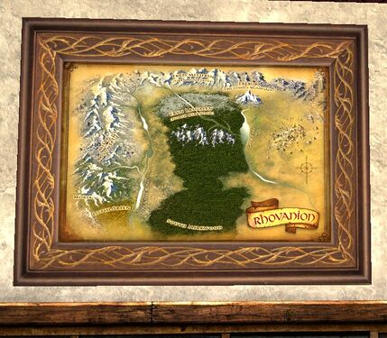 Large Map of Lothlórien (2nd Edition)