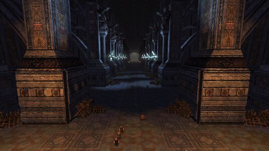 The First Hall, viewing fleeing dwarves