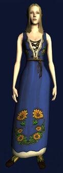 Sleeveless Sunflower Dress