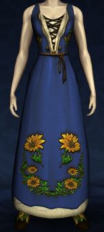 Sleeveless Sunflower Dress