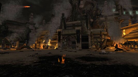 The devastated Court of Tarondor