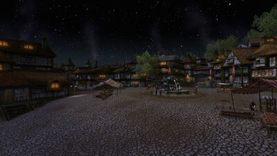 Night sky over Bree