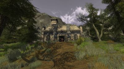 Brúni and a dwarven lodge in Kamskut