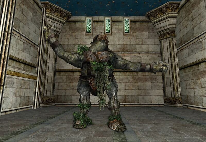 File:Ivy-covered Stone Troll - Pointing Left.jpg