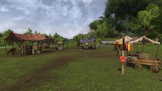 The Crickhollow vendor market