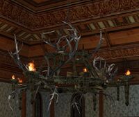 Large Rohirric Antler Chandelier