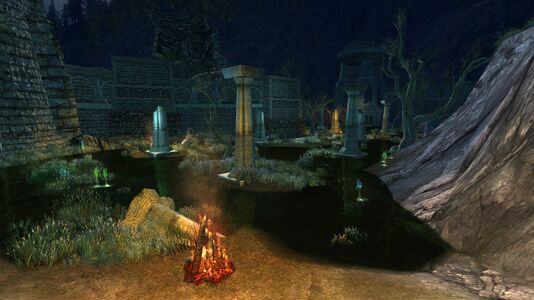 The silencing pools before Barad Eithel