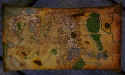 Gléowine's map - Lotro-Wiki.com