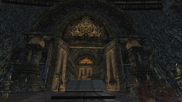 The Gates of Isengard during captivity