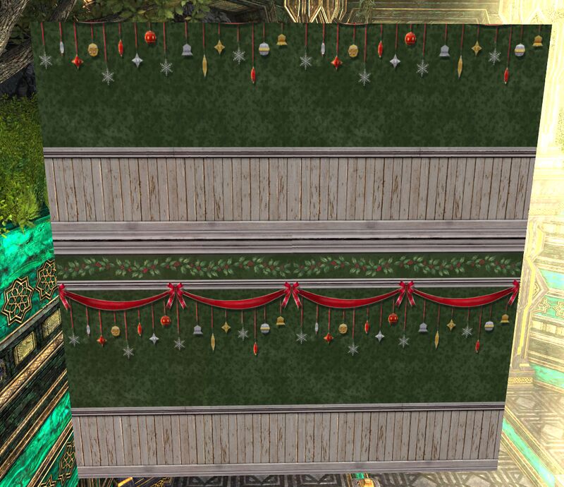 Item Tall Decorative Wall 10m Decorated Winter Lotro Wiki Com   800px Tall Decorative Wall (Decorated Winter) 