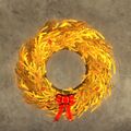 Golden Yule-wreath