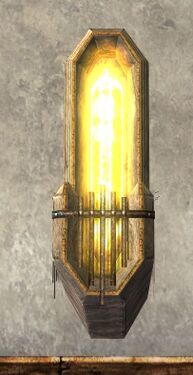 Yellow Crystal Sconce (Small)