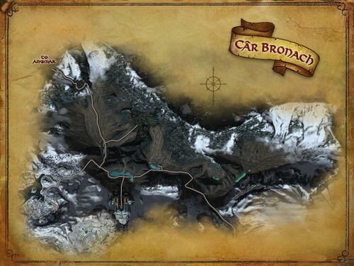 Câr Bronach Map