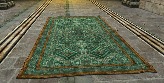 Short Teal Umbari Runner