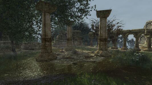 The Wight-lord's flooded platform